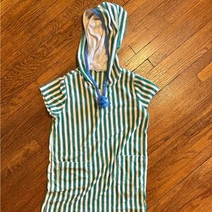 EUC JCrew hooded terry robe, size 6